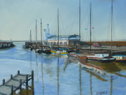 Noorderhaven Harlingen,  Pastell auf Sandpapier, ca 30 x 40cm, 2010, Private Collection