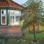 Abendsonne Sömmerdieksweg, ca. 30x30cm, 2011, Private Collection