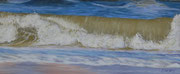 Brandung auf Sylt IV, Pastell auf Sandpapier, ca. 30x70cm, 2011, Private Collection