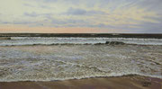 Evening Light Baltic Sea, Pastel on Pastelmat, ca. 40x70cm, 2013, Private Collection