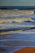 Winter Morning at the Beach, Pastel on Pastelcard, 60x40cm, 2011