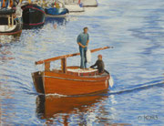 Holzboot, Pastell auf Sandpapier, ca. 30x40 cm, 2010, Private Collection