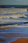 Winter Morning at the Beach, Pastel on Pastelcard, 60x40cm, 2011