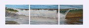 The Wave II, Pastel on Pastelmat, 50x190cm, 2013 