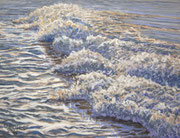 Breaking Wave - Foam, Pastel, 34x46cm, 2014