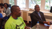 Bishop Quesnel and frere Yves