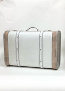 トランク121　ウッド＆白コンビ　L 　450×300×170　￥2,800