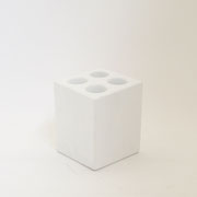 傘立て101　白　キューブ4本用　90×90×120H 　￥800