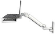 ASUL182-W3-LUS-AS1：高耐久・業務用壁面取付モニターアーム 産業・医療向け ノートPCアーム
