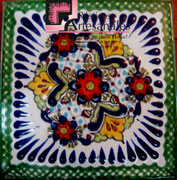 7 XAREN. Set de 12 Piezas. Azulejo Talavera Poblana.