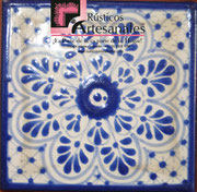 5 KAAHI. Set de 12 Piezas. Azulejo Talavera Poblana.