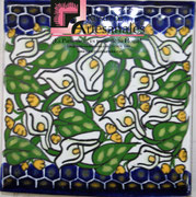 16 NIKTEL. Set de 12 Piezas. Azulejo Talavera Poblana.