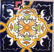 17 IKTAN. Set de 12 Piezas. Azulejo Talavera Poblana.