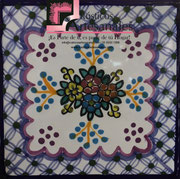 26 YEYETZI. Set de 12 Piezas. Azulejo Talavera Poblana.