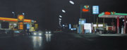 Nachtprogramm, 2011, 80 x 200 cm, Öl/Leinwand