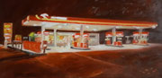 Rückfahrt, 2017, 30x60 cm, Öl/Leinwand