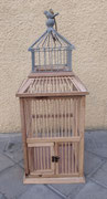 Jaula madera y metal. Ref 61916. 70x26x26. 