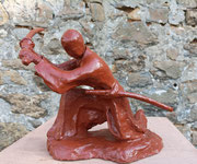 Sgt 106 Iaïdo (cire et terre, patine terracotta) 2021