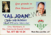 2007-13 / BAR-RESTAURANTE CAL JOAN