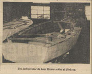 Albert Wester's eerste eigen schip, de 300
