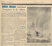 Albert Wester's eerste eigen schip, de 300
