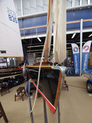 Albert Wester's eerste eigen schip, de 300 - tentoongesteld met de 835 op de Hiswa 2018