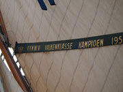Albert Wester's eerste eigen schip, de 300 - tentoongesteld met de 835 op de Hiswa 2018