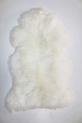 Peau de mouton Blanche naturelle 