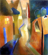Schlangengasse, 70 x 80 cm, Öl auf Leinwand