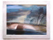 Fata Morgana, 100 x 75 cm, Acryl auf Karton, Unikatrahmen