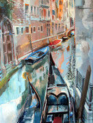 Venedig (1),  60 x 80 cm, Acryl auf Leinwand, / verkauft /