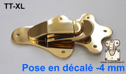 Grossiste et fabricant Malle2luxe Paris Fermoirs en laiton massif poli miroir. Ultra haut de gamme
