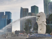Merlion, das Wahrzeichen Singapurs