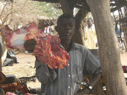 Le Boucher sur le marché