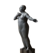 A. CAÑERO. Bell Canto. 2010. Ed. 6. Bronze. 168 x 50 x 30 cm.