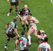 Dragons -  Harlequins à Cardiff 12-02-2011 © Gareth DAVIES