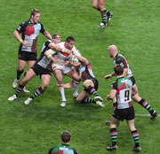 Dragons -  Harlequins à Cardiff 12-02-2011 © Gareth DAVIES