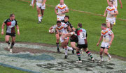 Dragons -  Harlequins à Cardiff 12-02-2011 © Gareth DAVIES