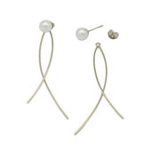 Ohrstecker Edelstahl  Perle