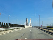 Calafat-Vidin-Brücke neue Europabrücke zw. Calafat/RO - Vidin/BG, 1971m lang, eröffnet 2013