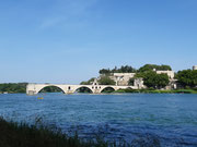 Pont Saint-Bénézet - Avignon/F, seit 1660 die Ruine einer Bogenbrücke
