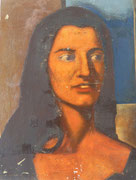 Janie (huile sur isorel, 31 x 42 cm, coll. part. MR)