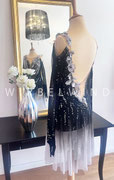 Kürkleid `Black Swan `