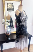Kürkleid `Black Swan `
