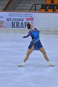 Kürkleid mit Farbverlauf