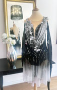 Kürkleid `Black Swan `