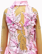 Kürkleid in rosa / Detailansicht vorne / Gr. 128