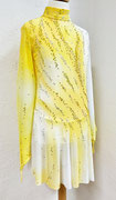 Kürkleid mit Farbverlauf