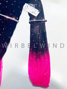 Kleid mit Farbverlauf Schwarz/Pink,  Gr. 164, Ärmelansicht