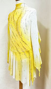 Kürkleid mit Farbverlauf